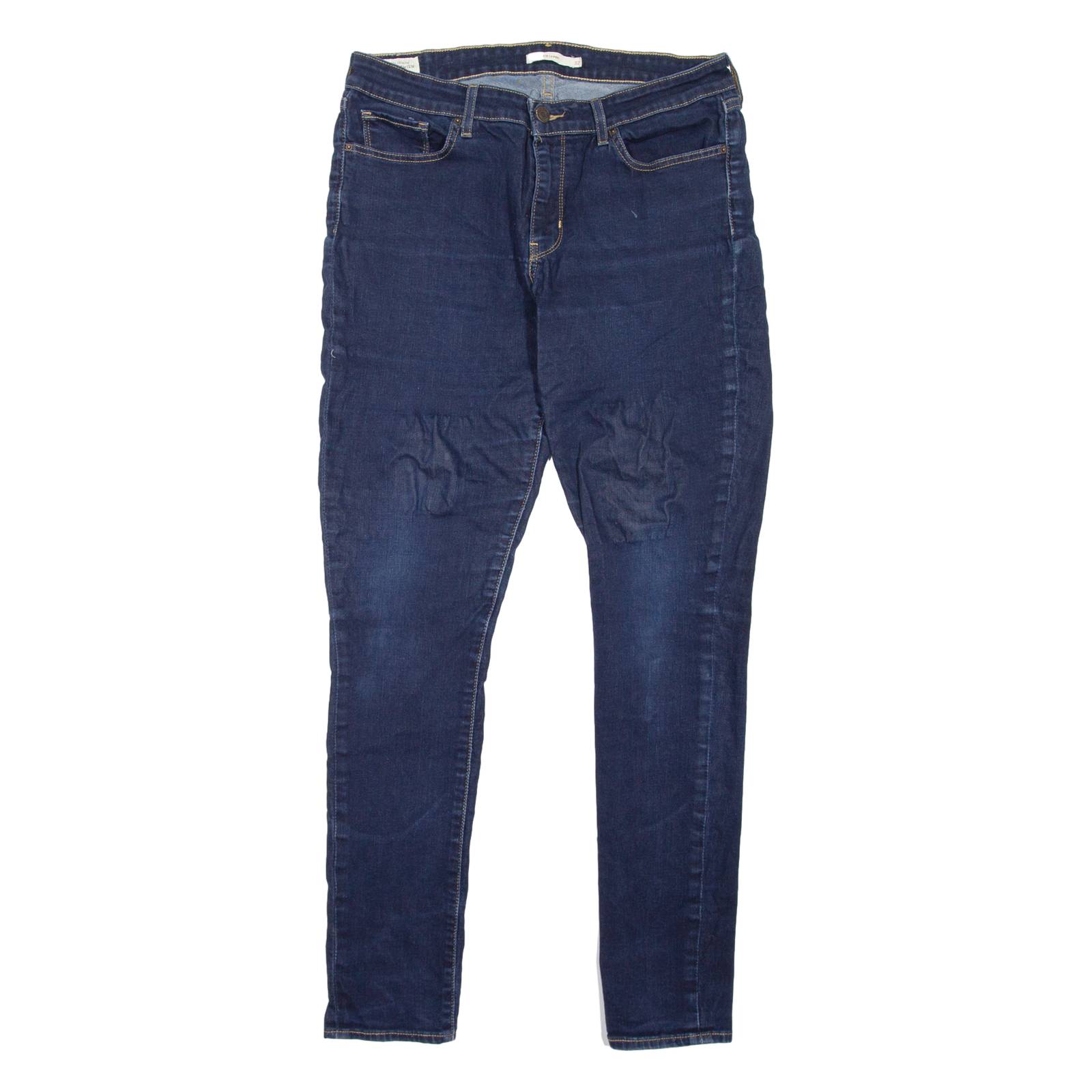 LEVI'S 711 BIG E Womens Jeans Blue Slim Skinny W32 L31