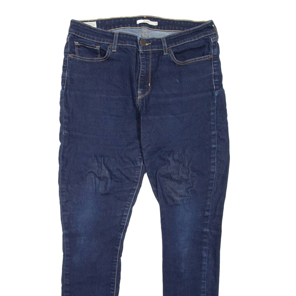 LEVI'S 711 BIG E Womens Jeans Blue Slim Skinny W32 L31