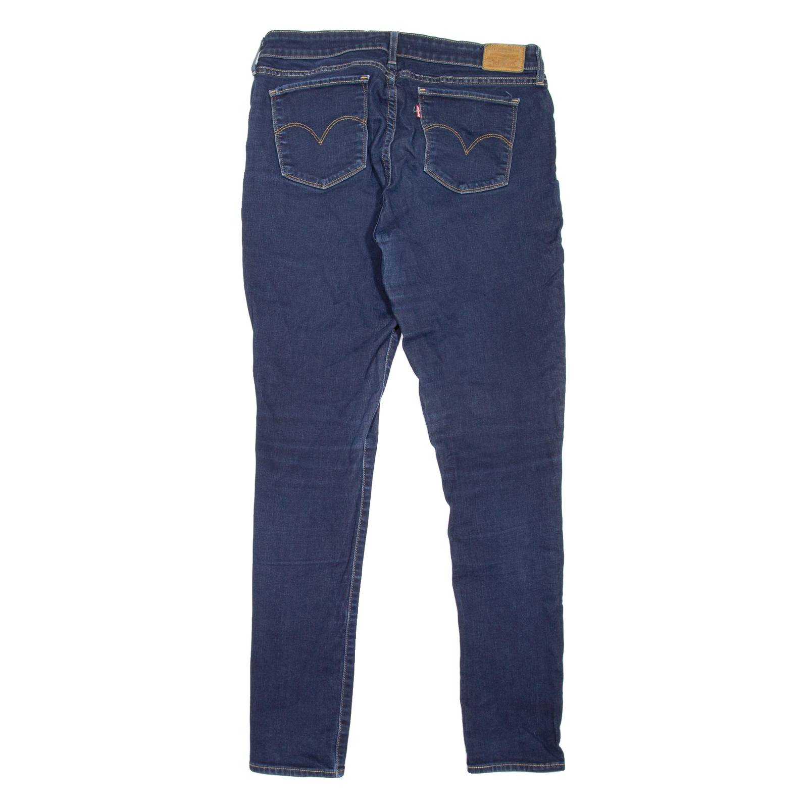 LEVI'S 711 BIG E Womens Jeans Blue Slim Skinny W32 L31