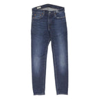 LEVI'S 512 Big E Mens Jeans Blue Regular Skinny Denim W30 L31 Classic Button Fly