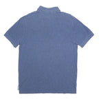TOMMY HILFIGER Mens Blue Short Sleeve Polo Shirt M Cotton Casual Basic