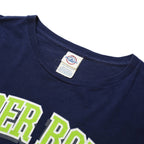 DELTA Mens Navy Blue Super Bowl XLIX Graphic Long Sleeve Crew Neck T-Shirt L