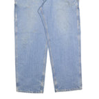 CARHARTT Mens Regular Fit Light Blue Denim Jeans W40 L32 Workwear Cotton Blend