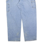 CARHARTT Mens Regular Fit Light Blue Denim Jeans W40 L32 Workwear Cotton Blend