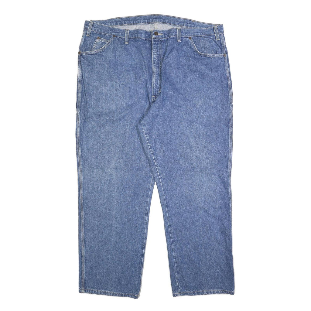 DICKIES Mens Regular Fit Blue Denim Jeans W36 L30 Workwear Carpenter Style
