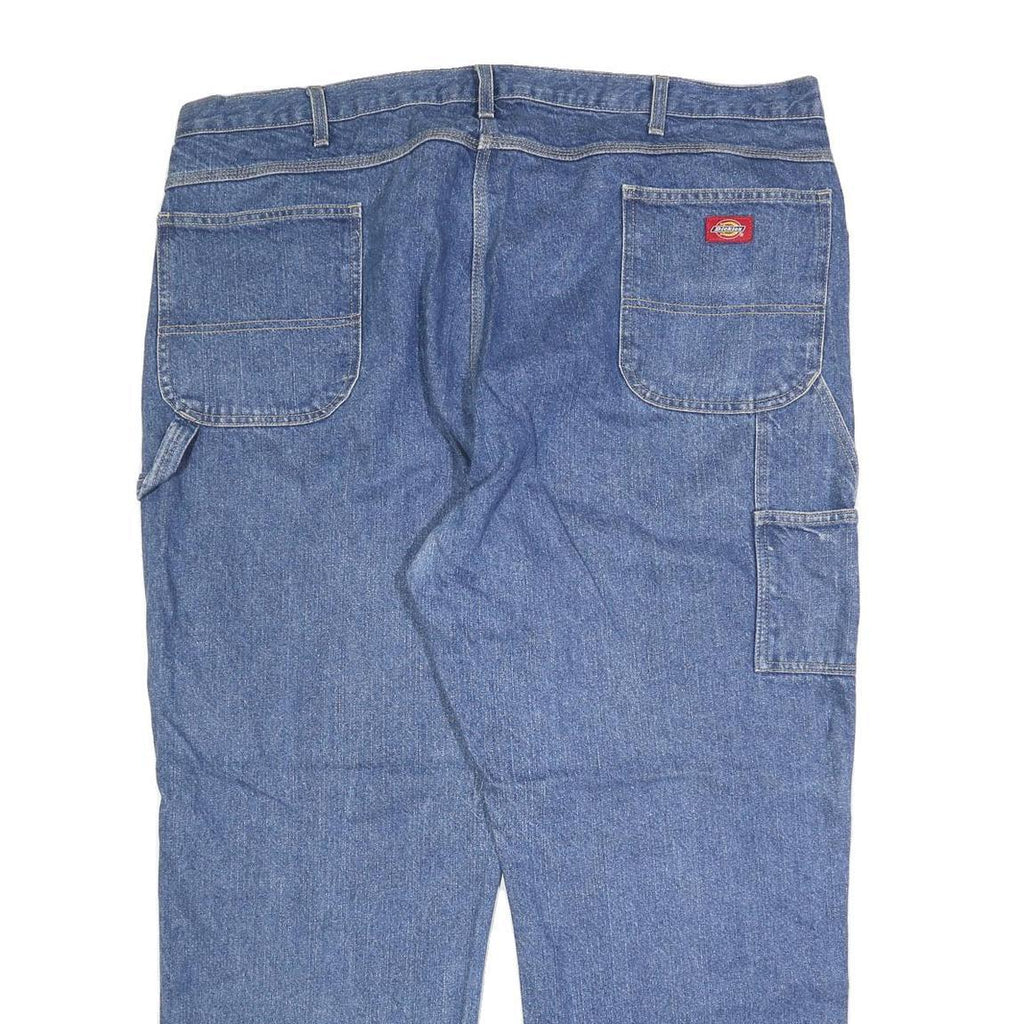 DICKIES Mens Regular Fit Blue Denim Jeans W36 L30 Workwear Carpenter Style
