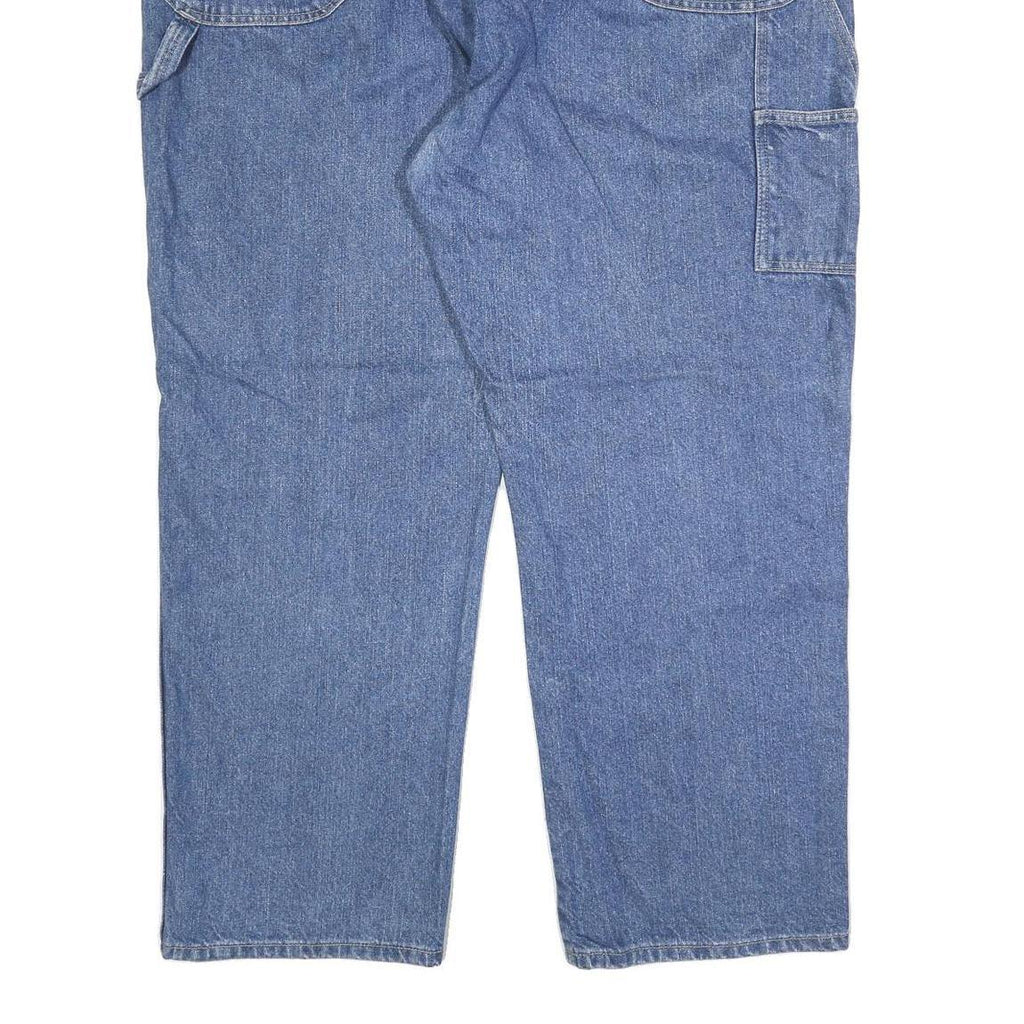 DICKIES Mens Regular Fit Blue Denim Jeans W36 L30 Workwear Carpenter Style