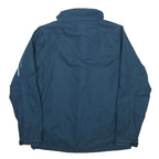 HELLY HANSEN Womens Blue Outdoor Jacket M Polyester Zip Plain Lightweight