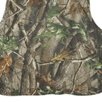 Mens Green & Brown Camouflage Reversible Zip Jacket XL Polyester Blend Outdoor