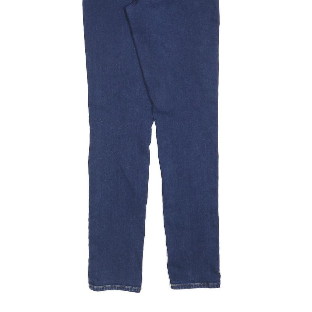 LEVI'S Womens Slim Blue Denim Slim Jeans W30 L32 Classic Cotton Blend Zip