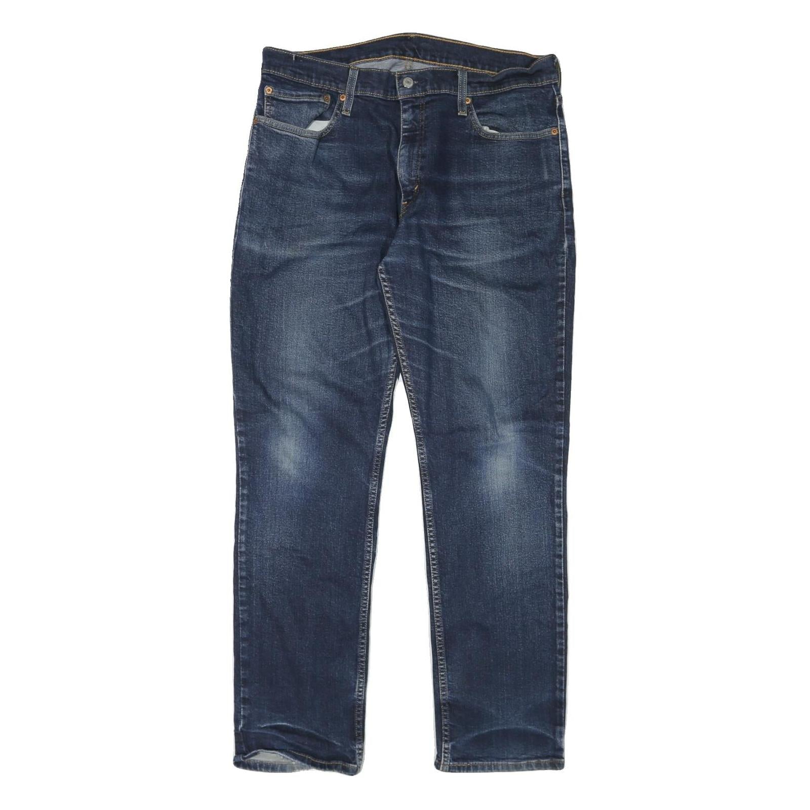 LEVI'S Mens Jeans Blue Regular Straight Denim Medium W34 L31 Classic Zip Cotton