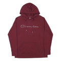CHAMPION Mens Maroon Pullover Hoodie M Cotton Blend Casual Sweatshirt