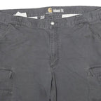 CARHARTT Mens Shorts Grey Cargo Relaxed Fit XL W40 Workwear Pocketed
