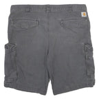 CARHARTT Mens Shorts Grey Cargo Relaxed Fit XL W40 Workwear Pocketed
