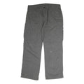 DICKIES Mens Cotton Blend Grey Regular Straight Trousers W36 L29 Workwear