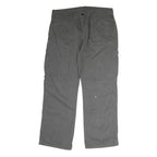 DICKIES Mens Cotton Blend Grey Regular Straight Trousers W36 L29 Workwear