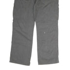 DICKIES Mens Cotton Blend Grey Regular Straight Trousers W36 L29 Workwear