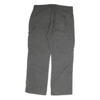 DICKIES Mens Cotton Blend Grey Regular Straight Trousers W36 L29 Workwear
