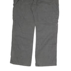DICKIES Mens Cotton Blend Grey Regular Straight Trousers W36 L29 Workwear
