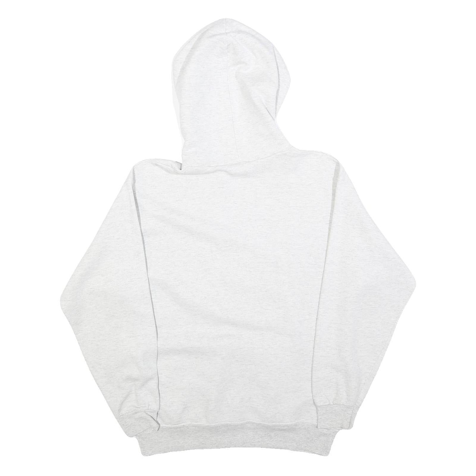 GRAYSTONE GRAPHICS Womens White Senior Class 90 Pullover Hoodie M High School