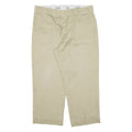 DICKIES 874 Workwear Mens Trousers Beige Regular Straight W34 L24