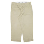 DICKIES 874 Workwear Mens Trousers Beige Regular Straight W34 L24