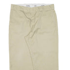 DICKIES 874 Workwear Mens Trousers Beige Regular Straight W34 L24