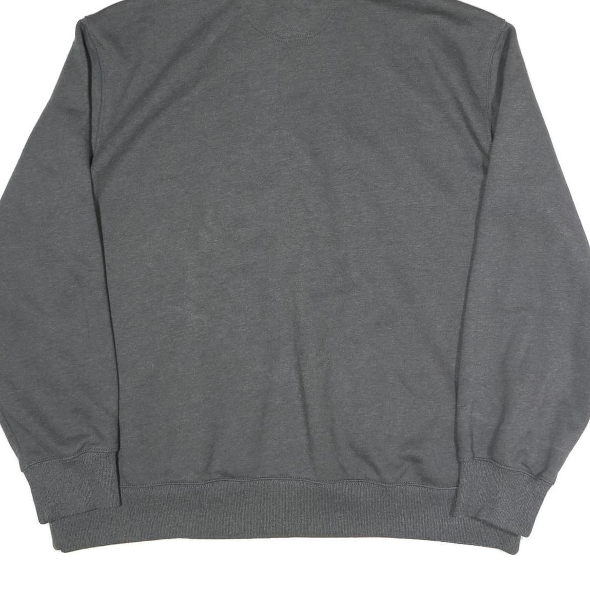 CARHARTT Mens Grey Newpark 1/4 Zip Hoodie 2XL Workwear Sweatshirt