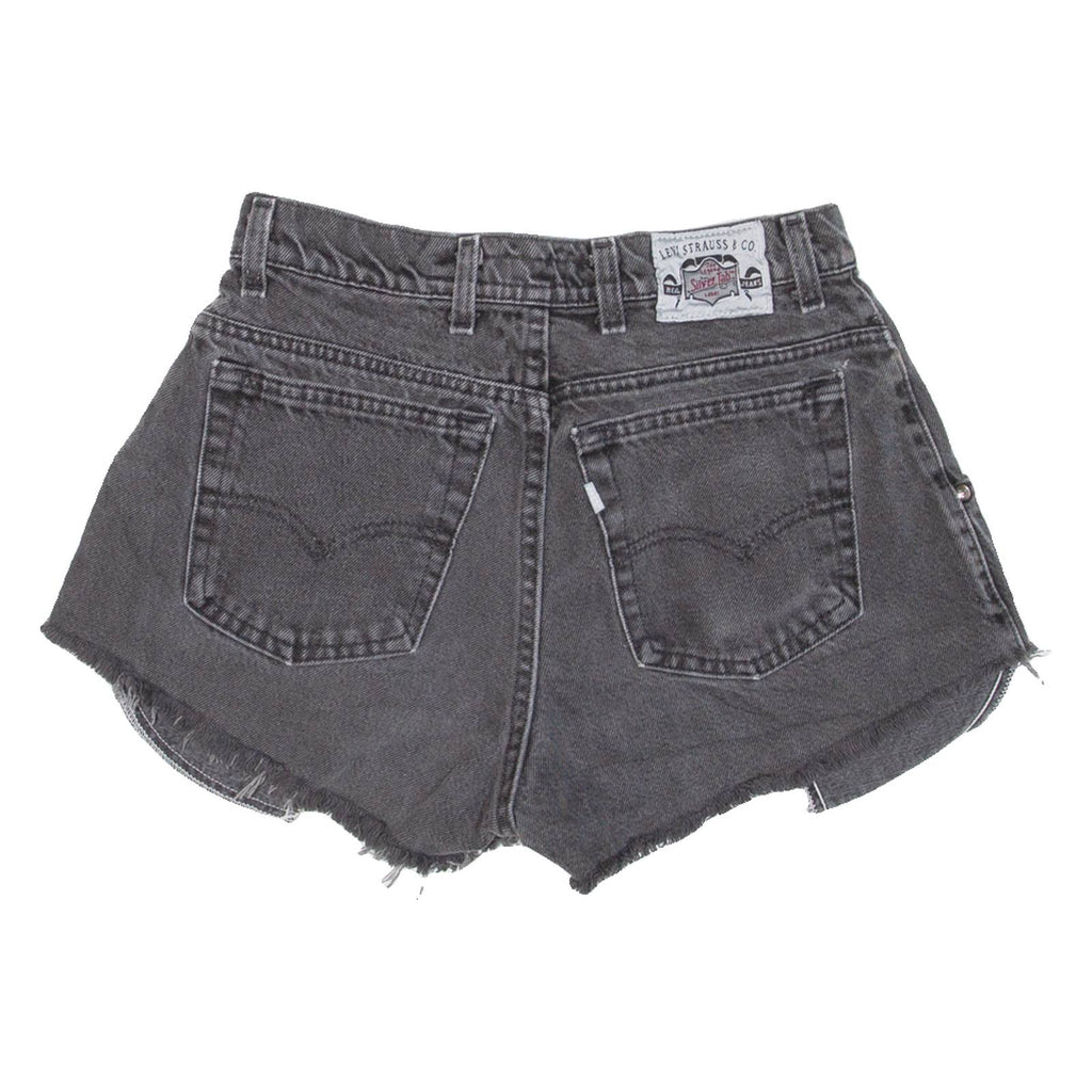 LEVI'S Womens Denim Shorts Black S W28
