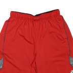 ADIDAS Mens Red & Grey Sports Casual Shorts M W28 Polyester Blend