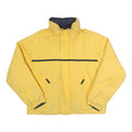 NAUTICA Mens Yellow & Navy Reversible Zip Jacket L Polyamide Blend