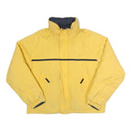 NAUTICA Mens Yellow & Navy Reversible Zip Jacket L Polyamide Blend
