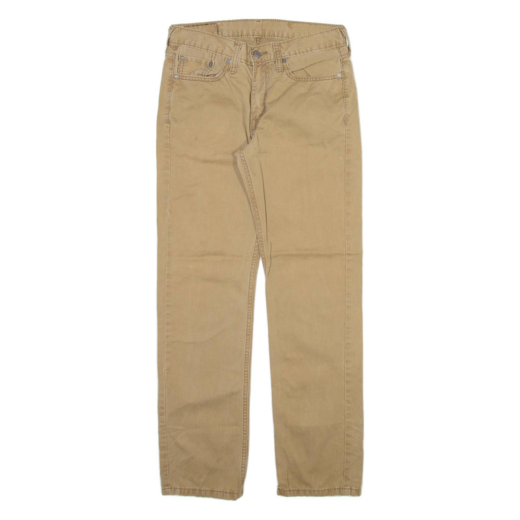 LEVI'S 514 Mens Trousers Beige Slim Straight W29 L32