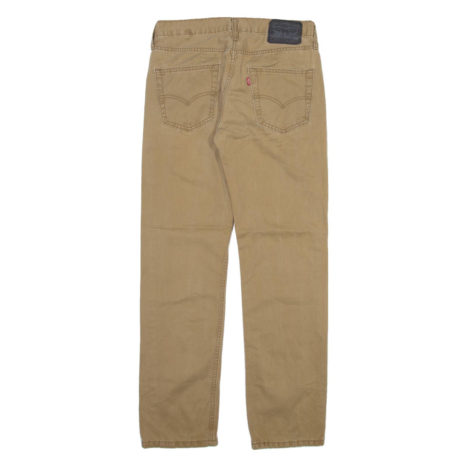 LEVI'S 514 Mens Trousers Beige Slim Straight W29 L32