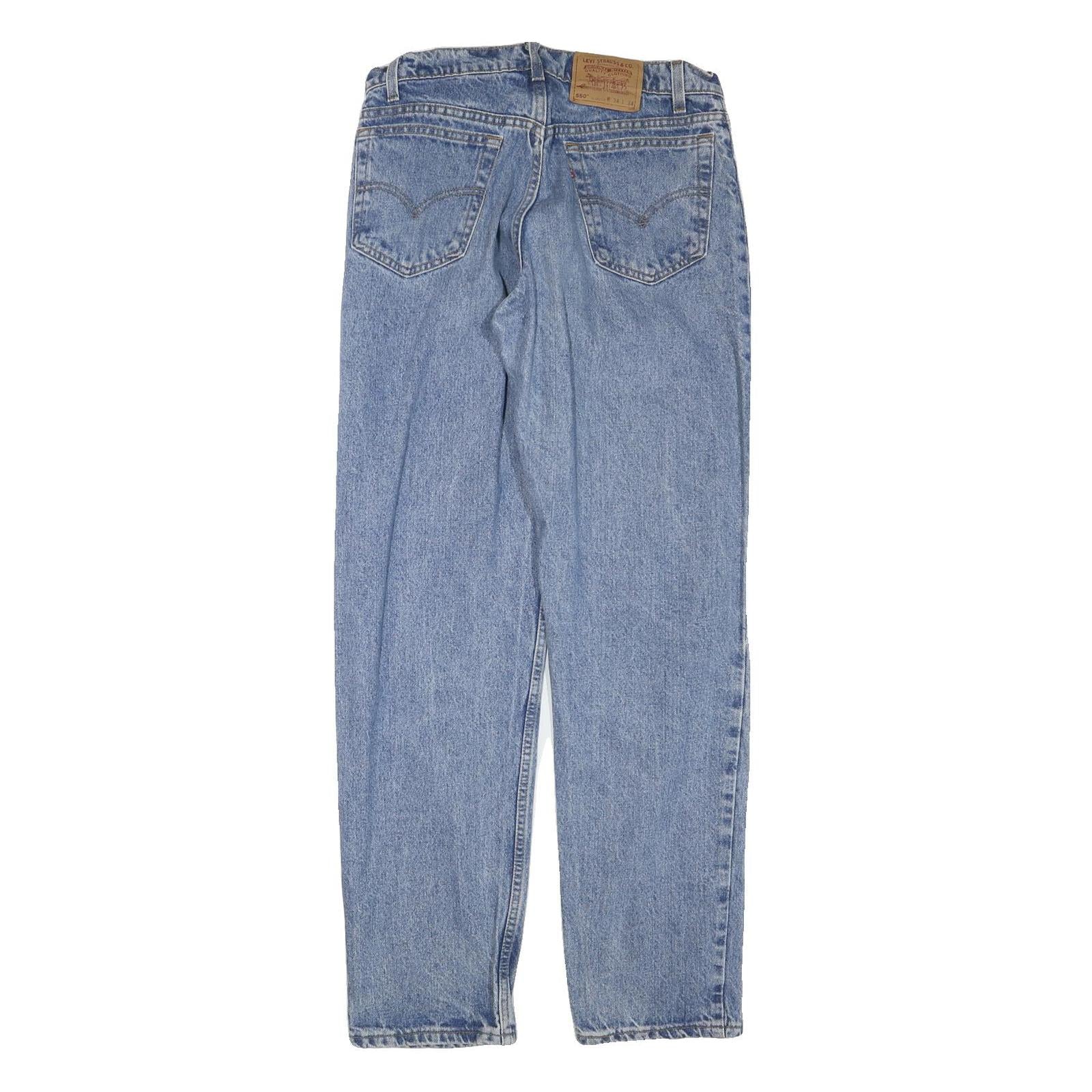 LEVI'S Mens Regular Fit Blue Denim Jeans W30 L31 Classic Zip Closure