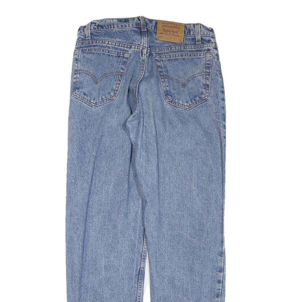 LEVI'S Mens Regular Fit Blue Denim Jeans W30 L31 Classic Zip Closure