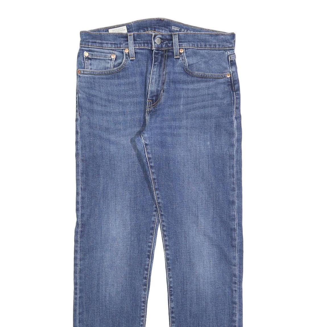 LEVI'S 502 Big E Mens Jeans Blue Slim Slim Cotton Blend W29 L32 Authentic