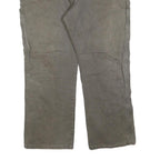 DICKIES Mens Cotton Blend Relaxed Workwear Trousers W40 L30 Utility Zip