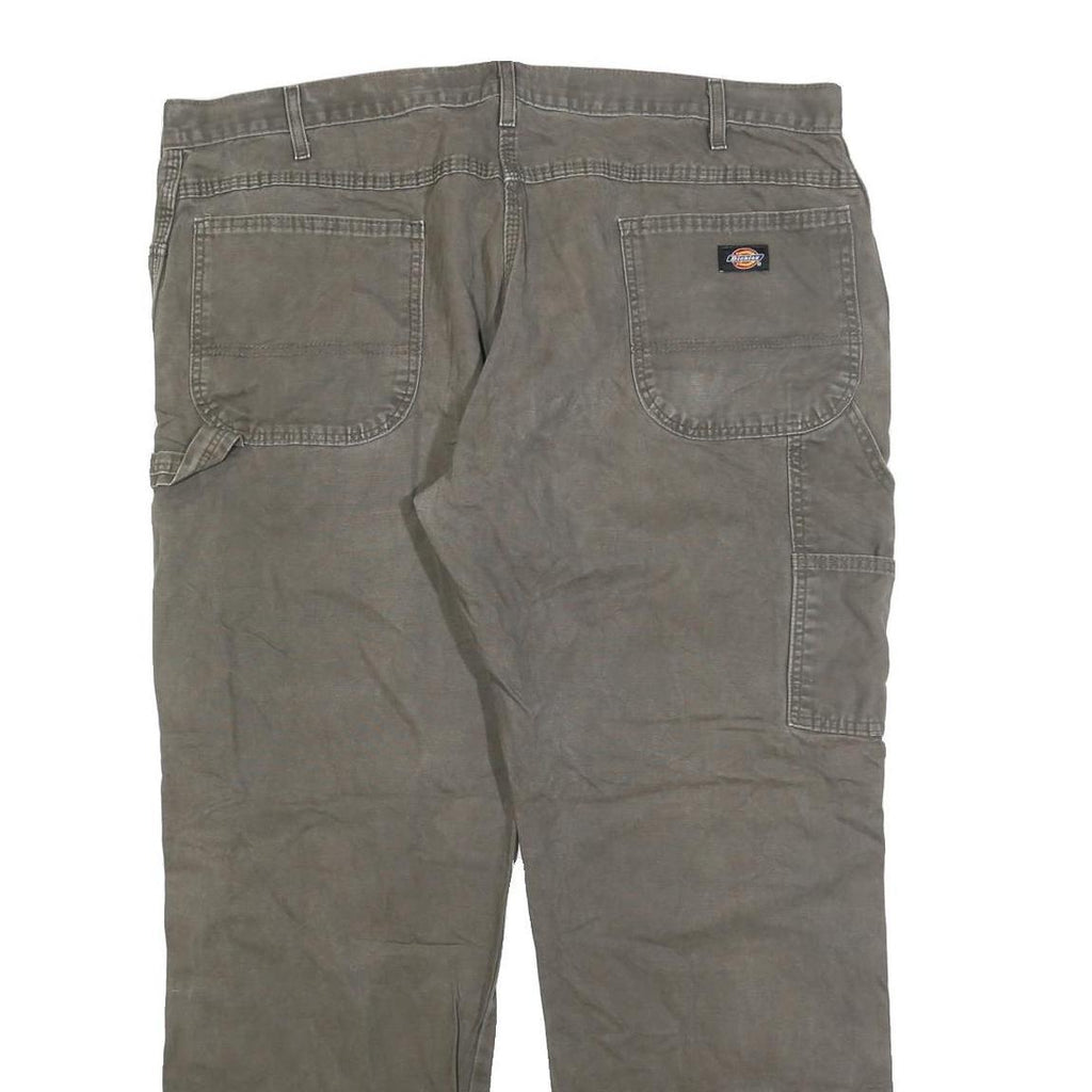 DICKIES Mens Cotton Blend Relaxed Workwear Trousers W40 L30 Utility Zip