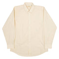 GOLD PLUME Mens Plain Shirt Beige Long Sleeve S