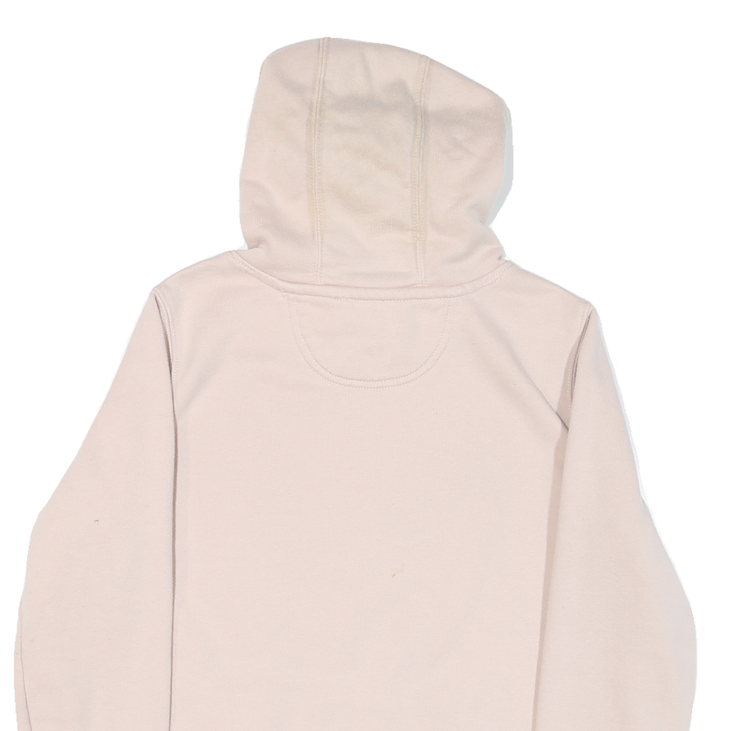 CARHARTT Womens Beige Pullover Hoodie L Cotton Blend Casual Sweatshirt