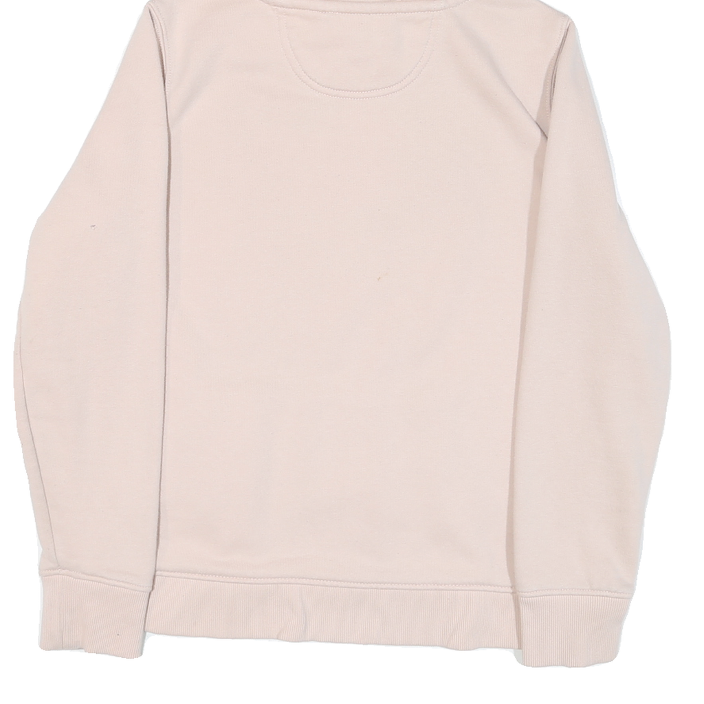 CARHARTT Womens Beige Pullover Hoodie L Cotton Blend Casual Sweatshirt