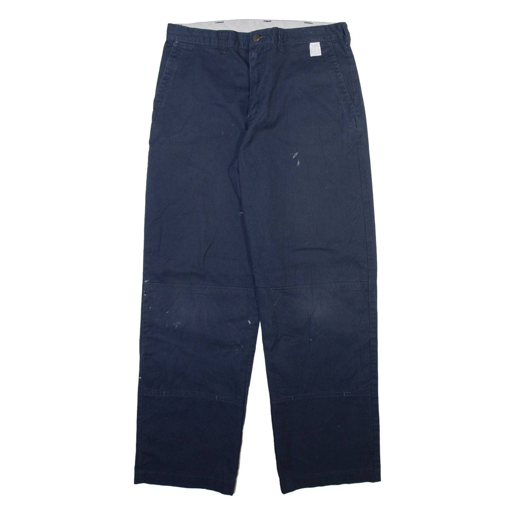 DICKIES Mens Trousers Blue Regular Straight W34 L31