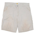 CARHARTT Mens Workwear Shorts Beige XL W38
