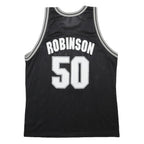 CHAMPION Mens Black Spurs #50 Basketball Jersey XL Sleeveless Crew Neck NBA
