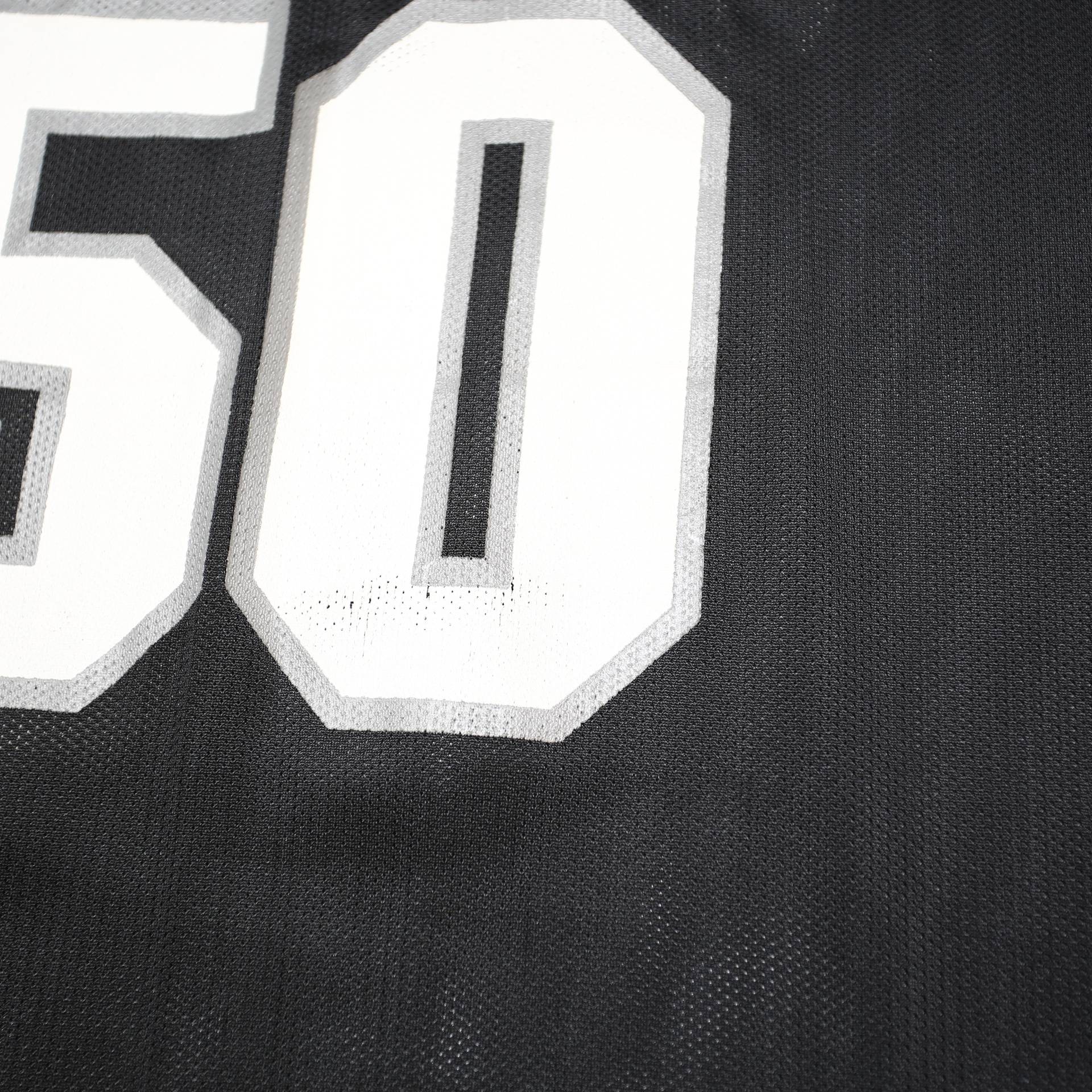 CHAMPION Mens Black Spurs #50 Basketball Jersey XL Sleeveless Crew Neck NBA