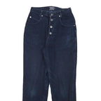 PALMETTOS Womens Jeans Blue Slim Straight Denim W24 L26 Button Closure Stylish