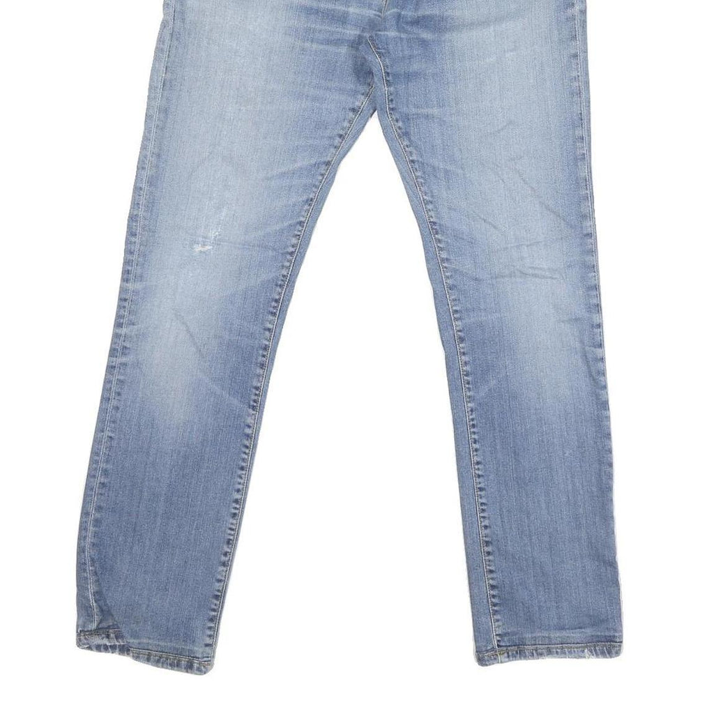 CARHARTT Mens Jeans Blue Regular Straight Denim Medium W33 L29 Classic Zip