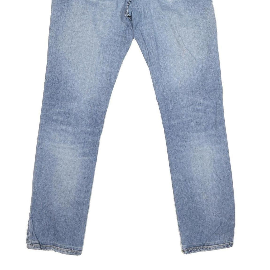 CARHARTT Mens Jeans Blue Regular Straight Denim Medium W33 L29 Classic Zip