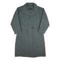 BUGATTI Mens Grey Button Coat L Polyester Blend Plain Classic Outerwear